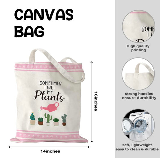 Funny novelty plant tote bag gift