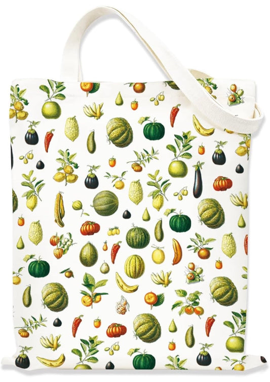 Multi Veg Design Tote Bag Gardening Allotment Gift