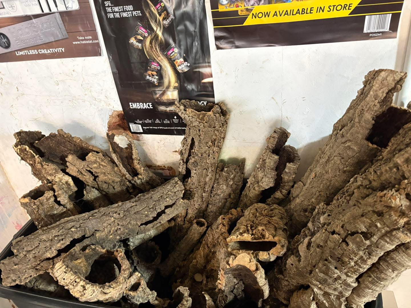 1kg Natural Cork Bark Bundle Decor Enrichment Play Terrariums Enclosures