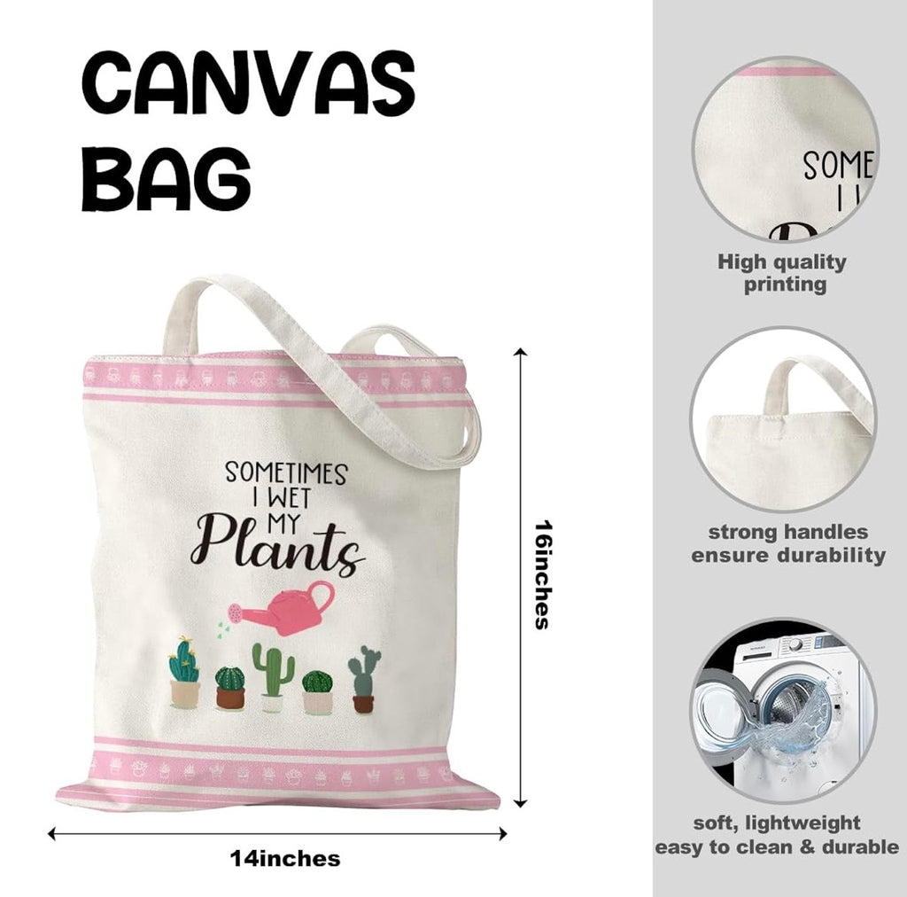 Funny novelty plant tote bag gift