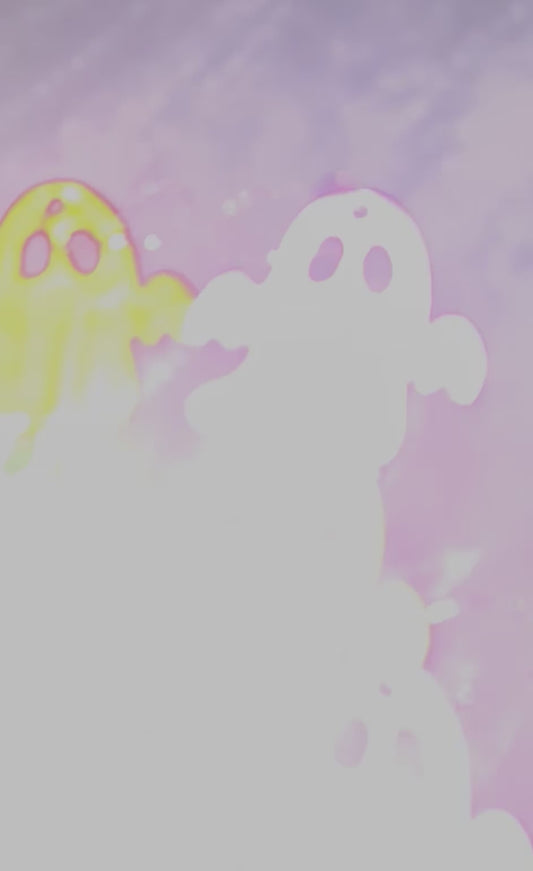 Ghost Keychain Reflector Halloween Kids Accessory